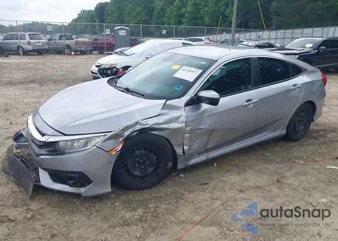 2018 Honda Civic Lx из США, поврежденный, VIN 19XFC2F62JE033034